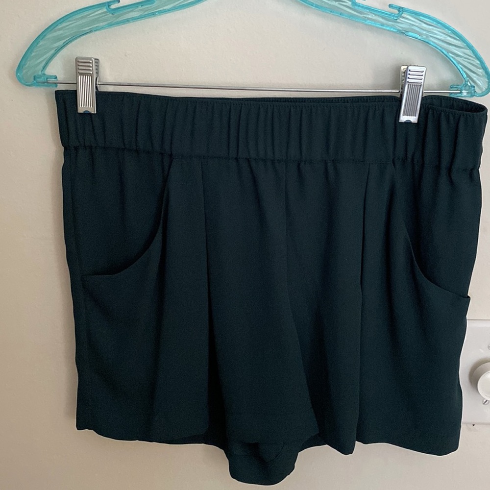 BCBG Maxazria dress shorts| Forest Green